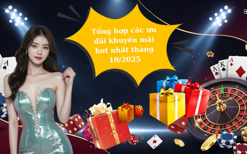 Tổng hợp các ưu đãi khuyến mãi hot nhất tháng 10-2025 tại Vin88